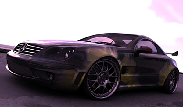 maya mercedes coupe sl - Mercedes sl65 special coupe... by mickyboys